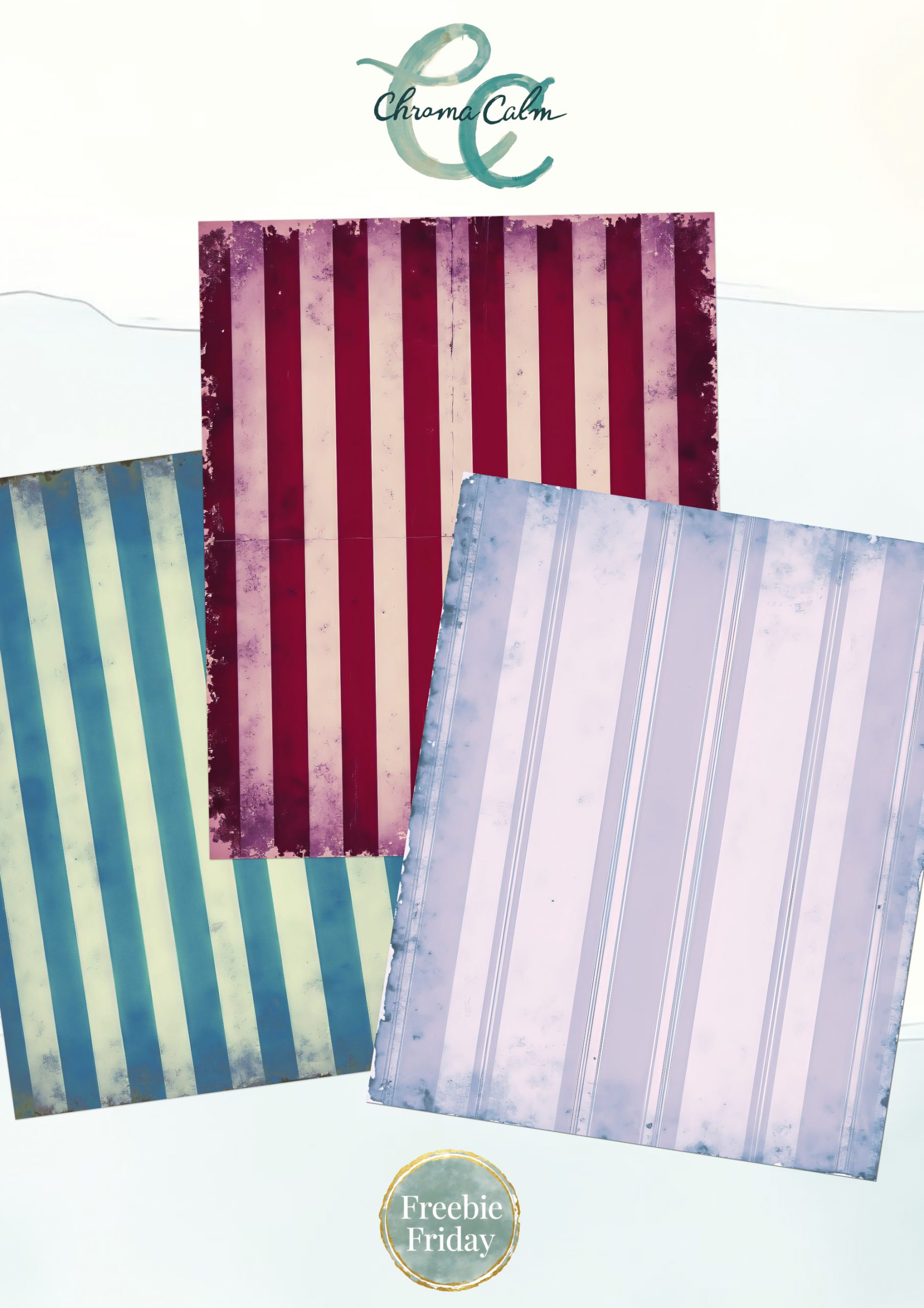 Vintage Stripes Freebie