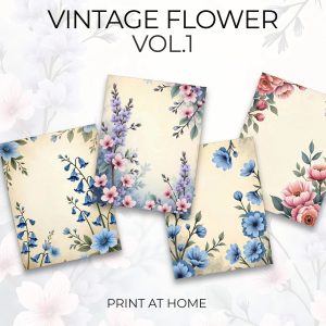 Floral Corners Paper