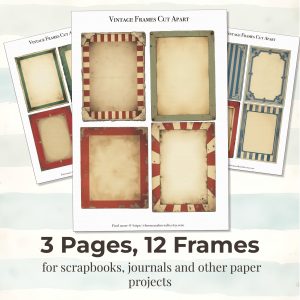 Printable vintage Frames