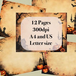 images of halloween paper backgrounds spread out